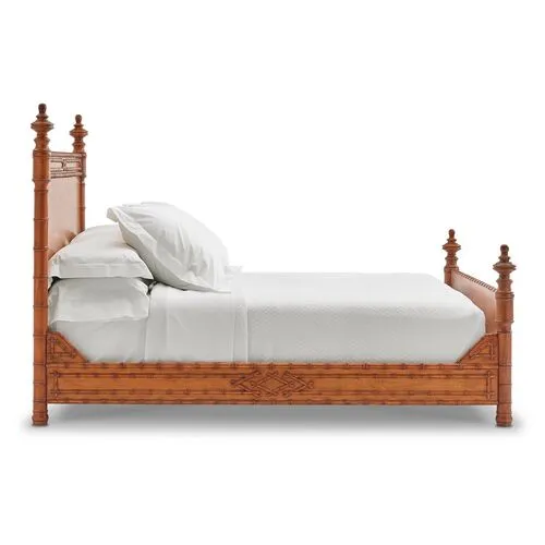 Bamboo Bed - Natural - Bunny Williams Home - Brown