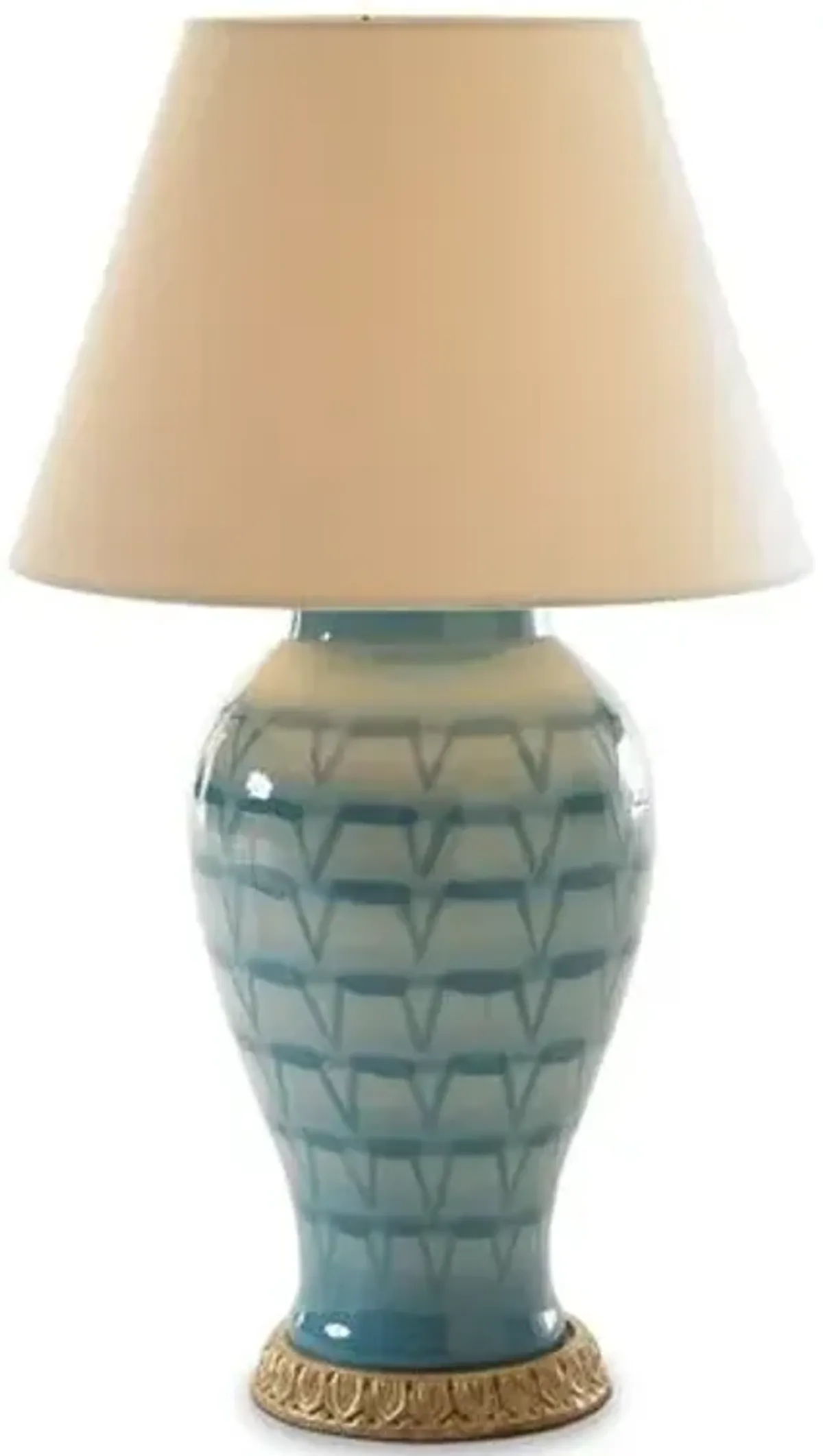 Ceramic Table Lamp - Turquoise - Bunny Williams Home