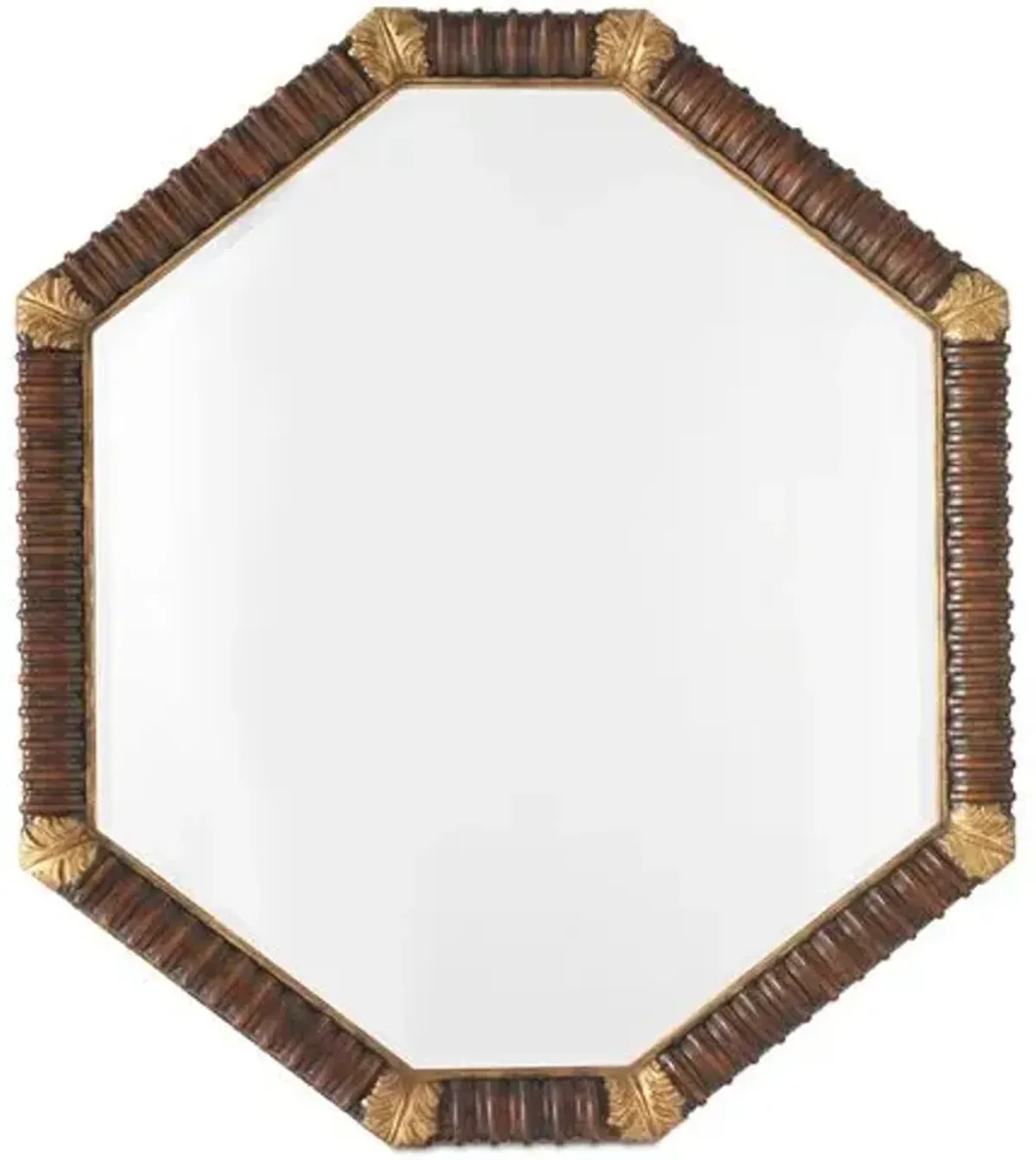 Acanthus Oversized Wall Mirror - Mahogany - Bunny Williams Home