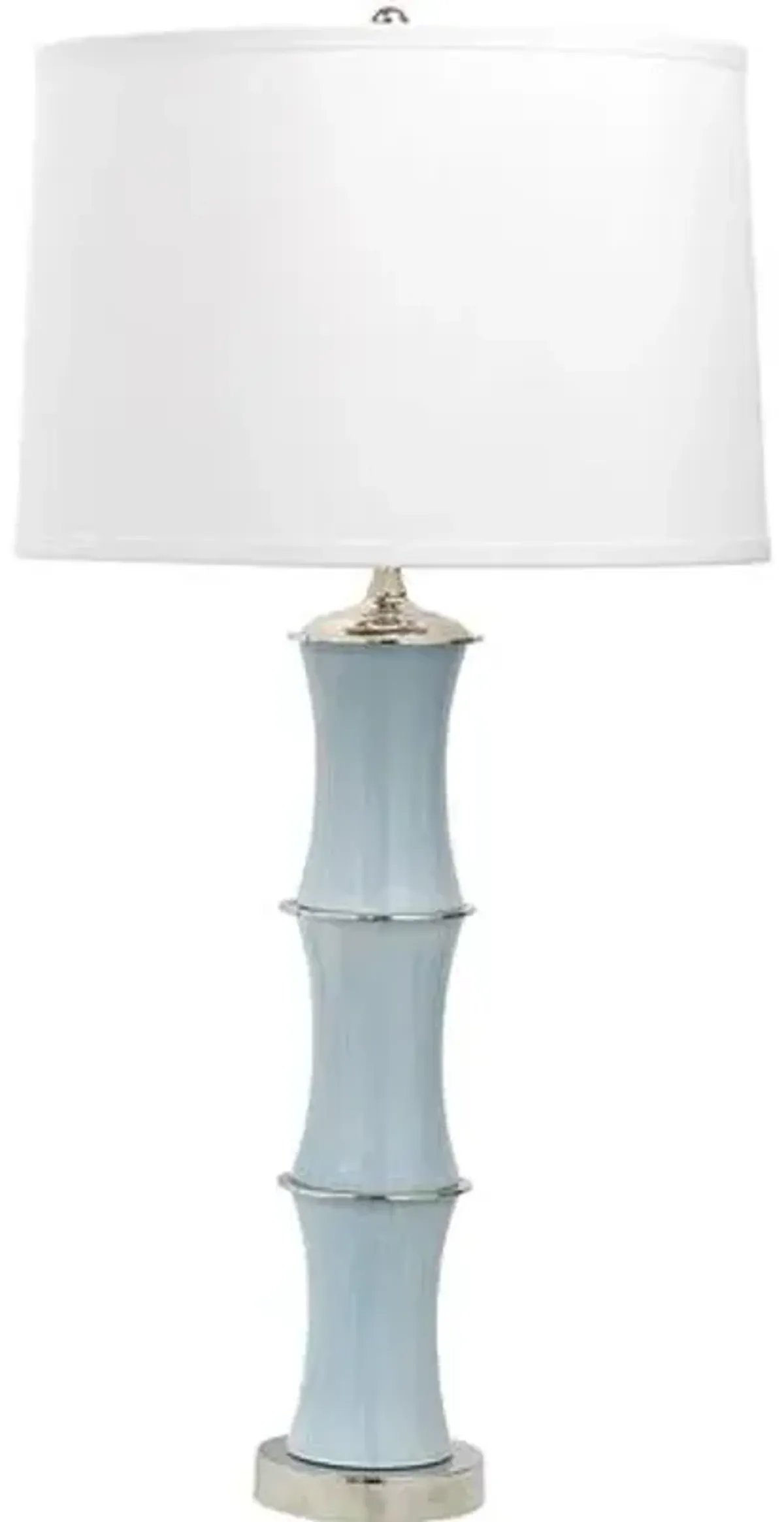 Rivoli Table Lamp - Soft Smoke Gray - Port 68 - Blue