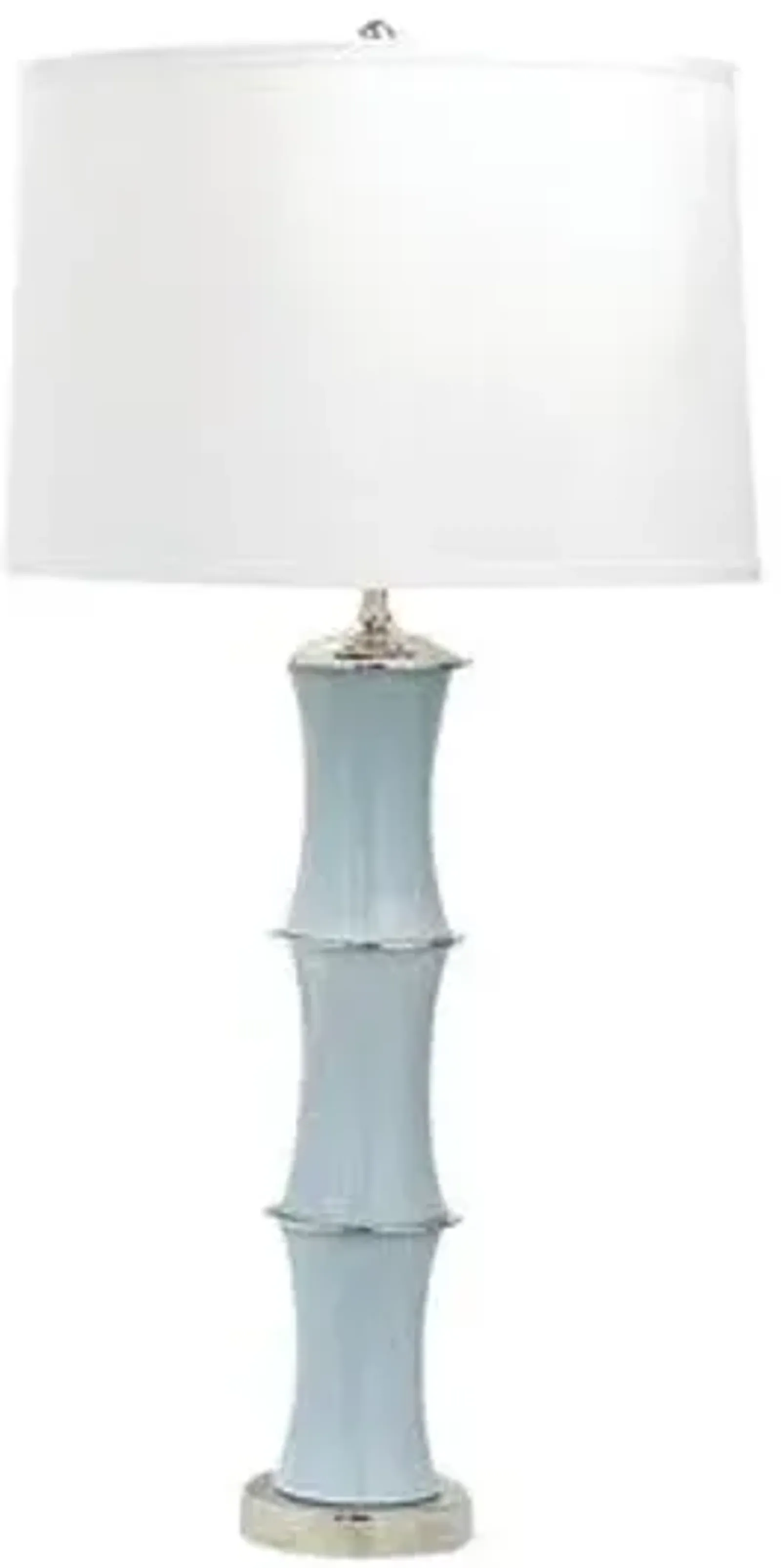 Rivoli Table Lamp - Soft Smoke Gray - Port 68 - Blue