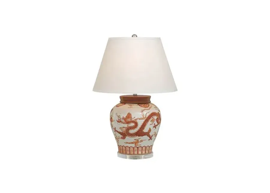 Dragon Table Lamp - Mandarin Spice - Port 68