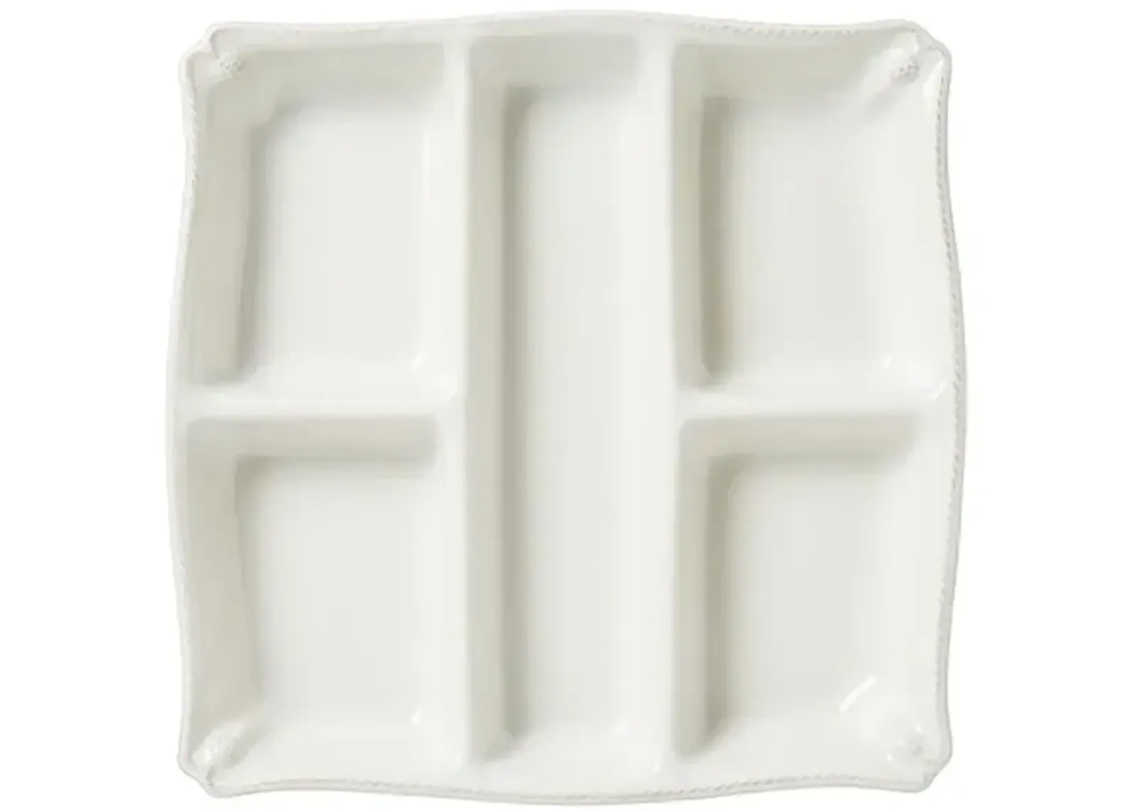 Berry & Thread Snack Platter - White - Juliska