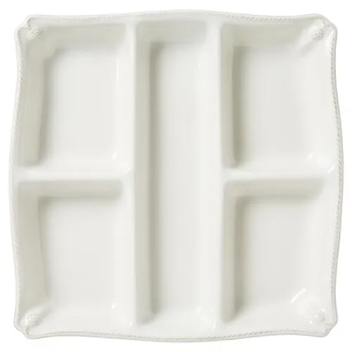 Berry & Thread Snack Platter - White - Juliska