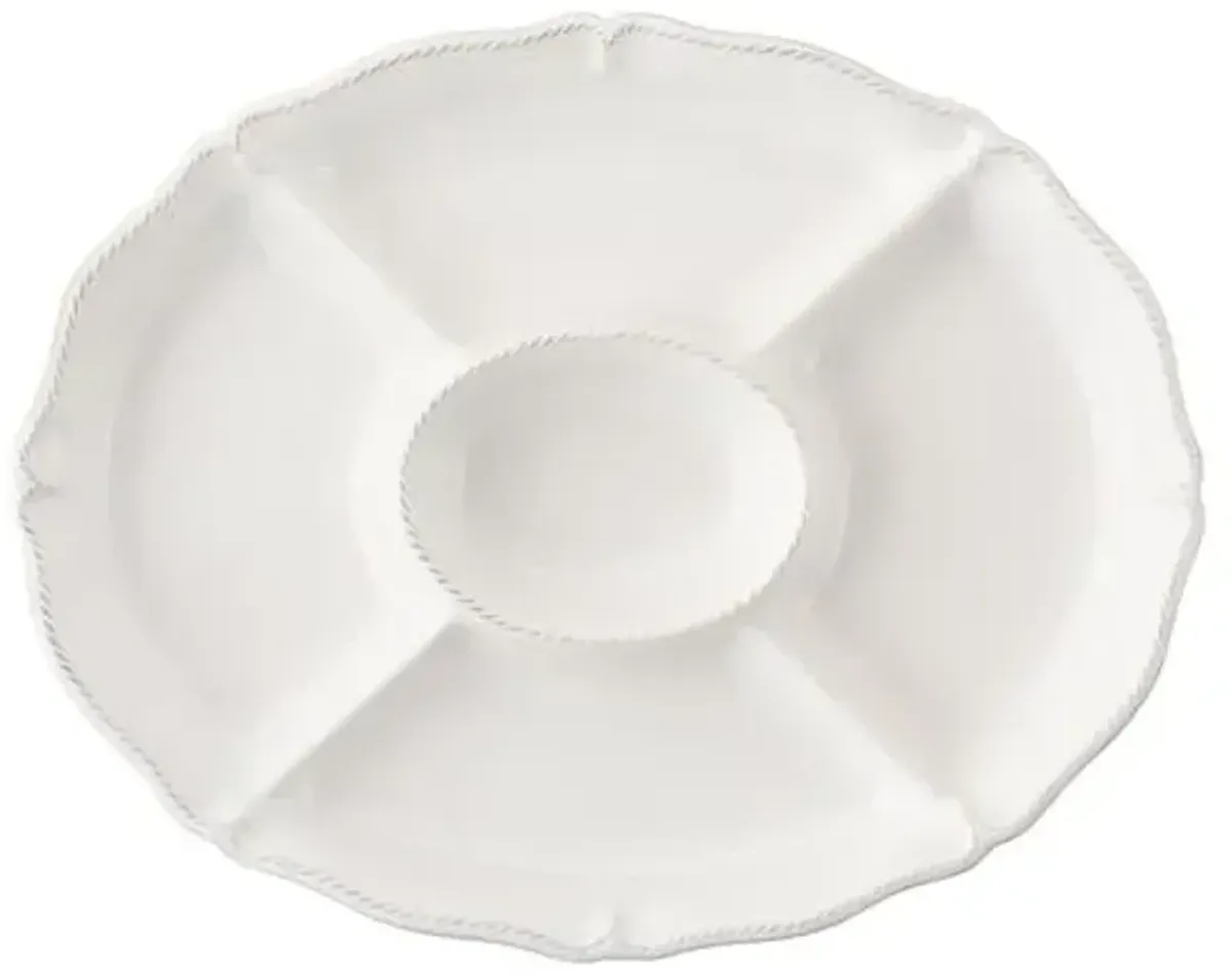 Berry & Thread Crudit Platter - White - Juliska