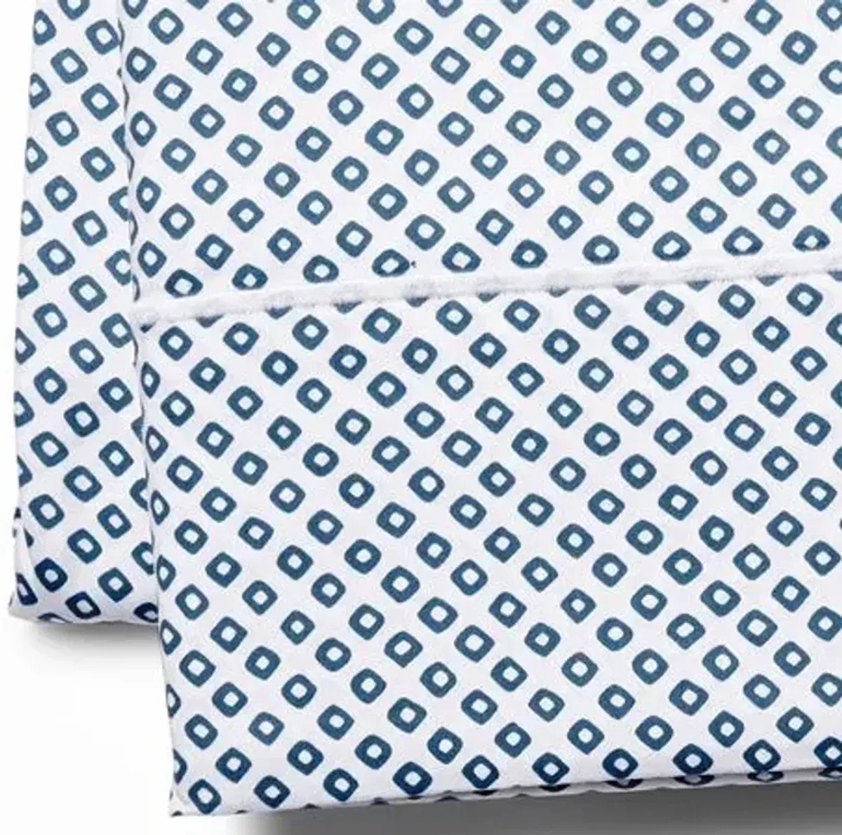 Emma Flat Sheet - Peacock Alley - Blue