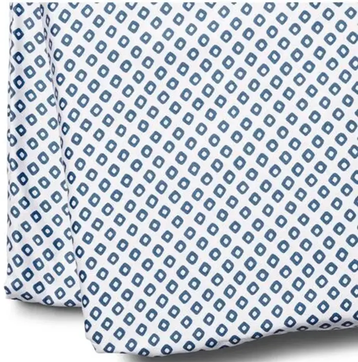 Emma Fitted Sheet - Peacock Alley - Blue