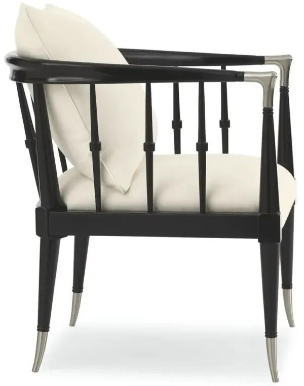 Leone Accent Chair, Black