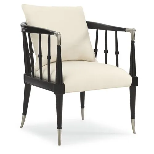 Leone Accent Chair - Black, Comfortable, Durable, Cushioned