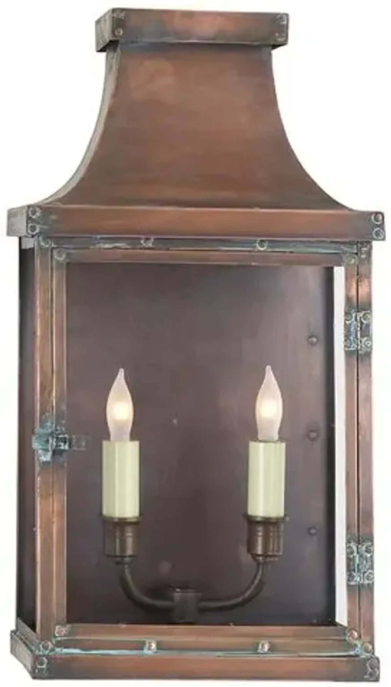 Visual Comfort - Bedford Outdoor Lantern - Copper - Brown