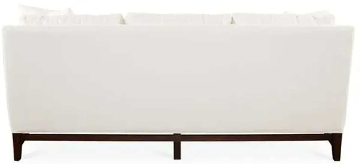 Arden 82" Sofa - Ivory Crypton - Handcrafted