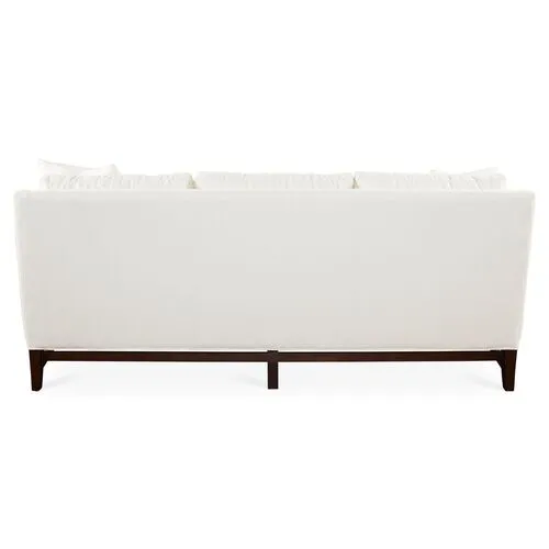 Arden 82" Sofa - Ivory Crypton - Handcrafted