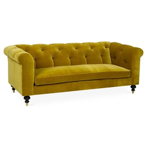 Dexter Tufted Sofa - Velvet - Kim Salmela - Handcrafted