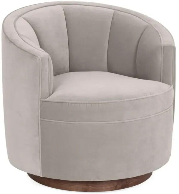 Jackie Swivel Chair, Velvet