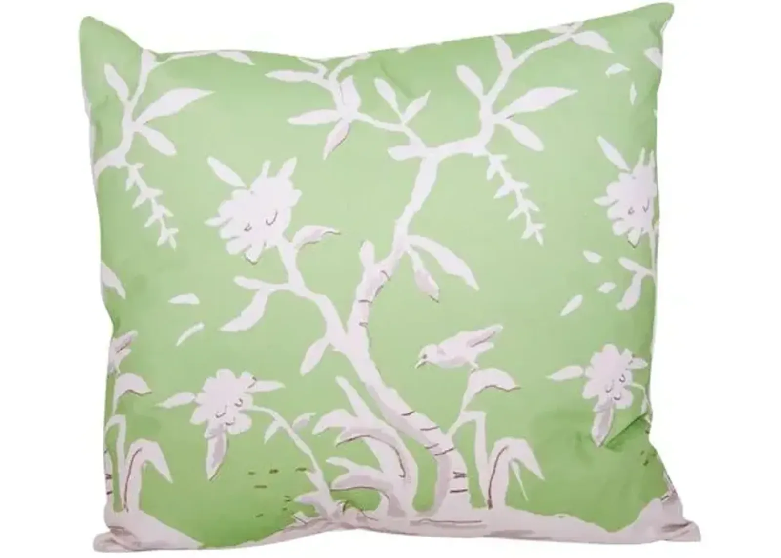 Cliveden 22x22 Pillow - Green - Dana Gibson