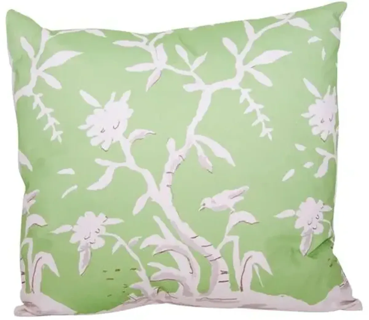 Cliveden 22x22 Pillow - Green - Dana Gibson