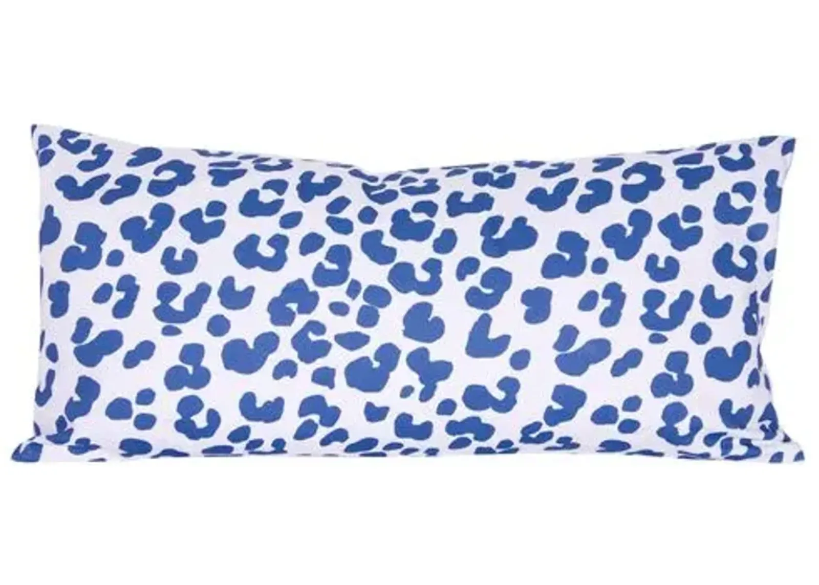 Leopard Spot 12x24 Lumbar Pillow - Navy - Dana Gibson