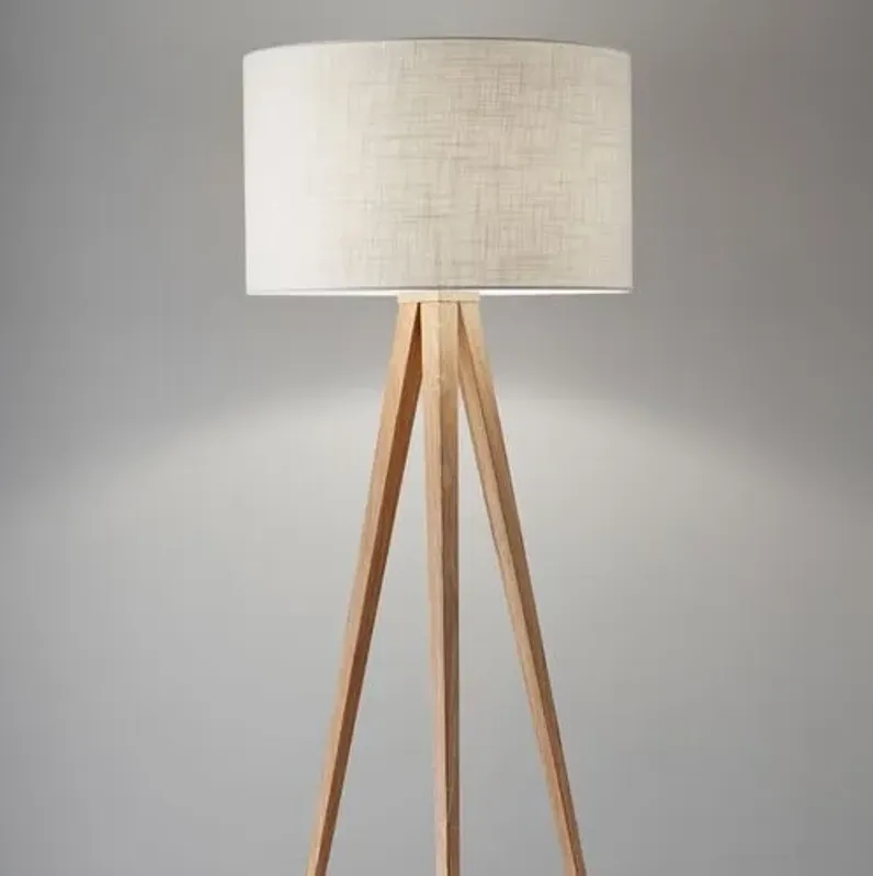 Dayle Tripod Floor Lamp - Natural