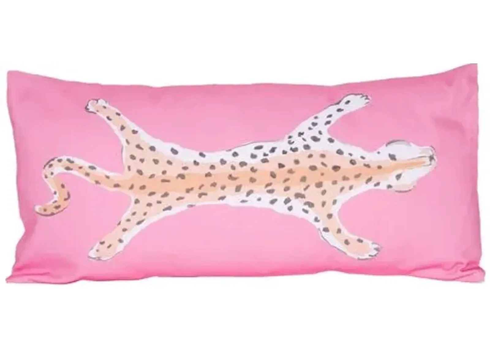 Leopard 12x24 Pillow - Pink - Dana Gibson