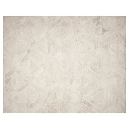 Cassia Kilim - Light Gray/Ivory