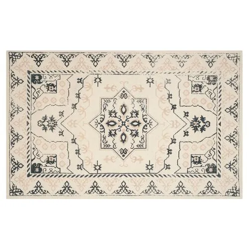 Davenie Rug - Ivory/Charcoal - Ivory