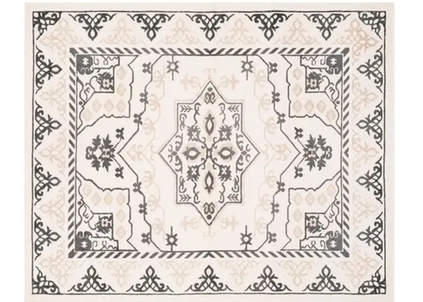 Davenie Rug - Ivory/Charcoal - Ivory