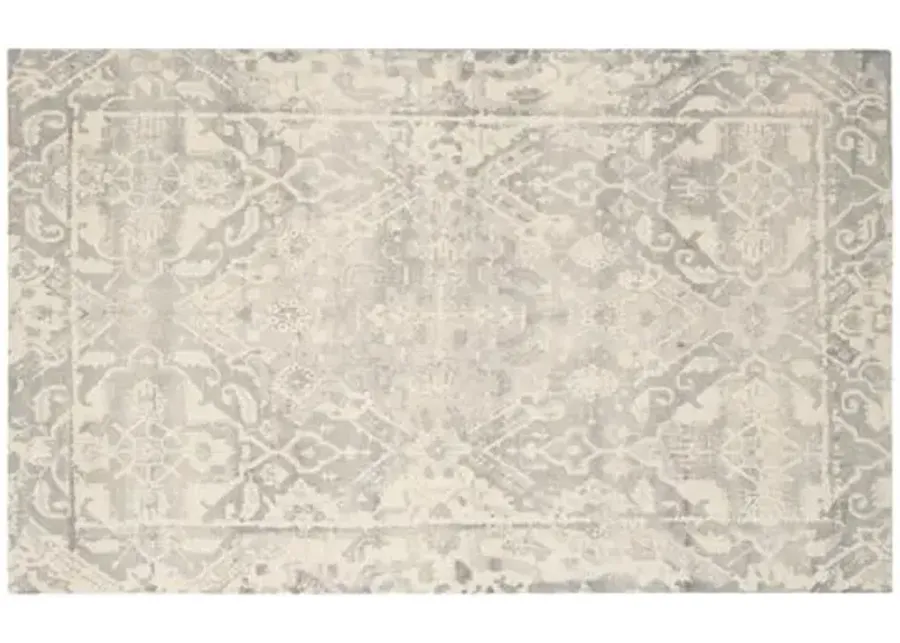 Staci Rug - Light Gray/Ivory - Ivory