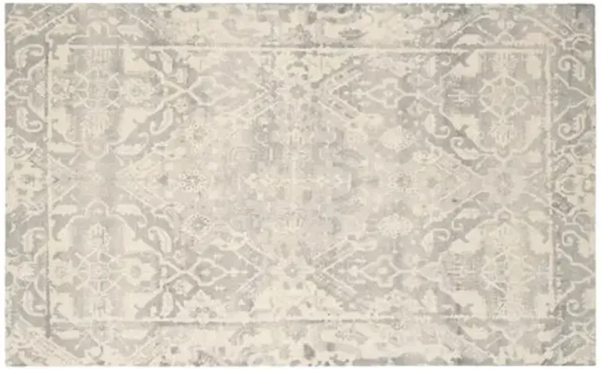 Staci Rug - Light Gray/Ivory - Ivory