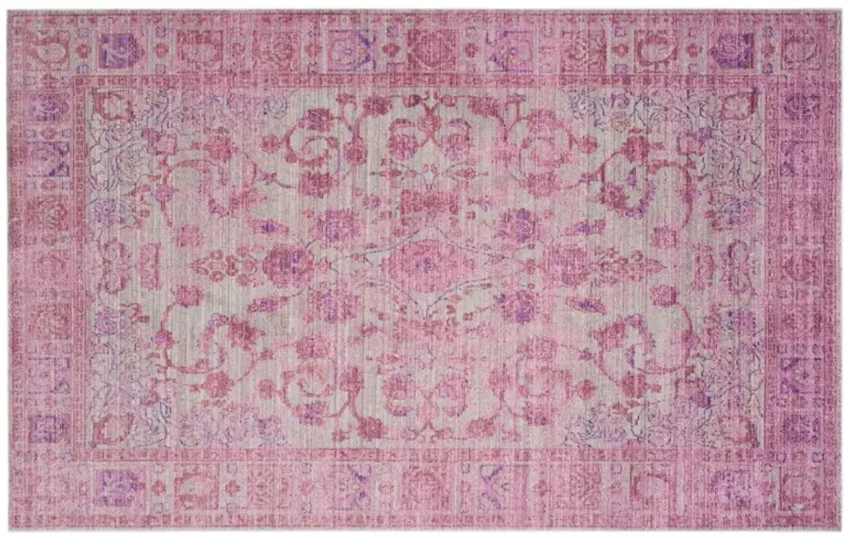 Lennox Rug - Pink - Pink