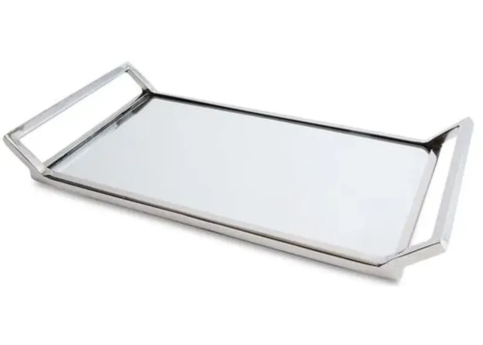 Helena Mirrored Tray - Silver