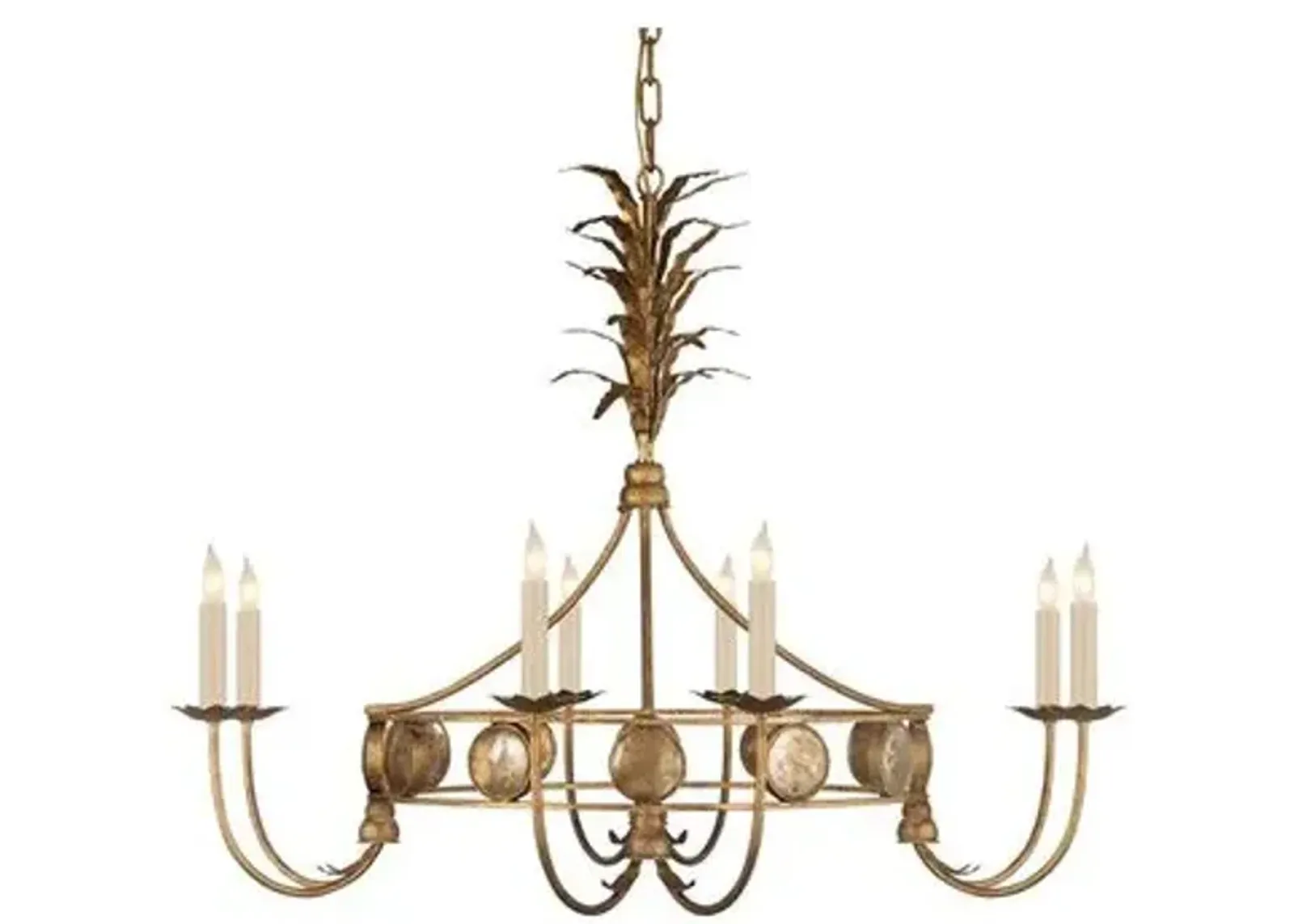 Visual Comfort - Gramercy Large Chandelier - Gold