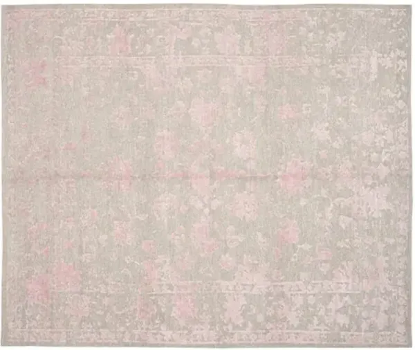 Colton Rug - Silver/Rose - Pink - Pink