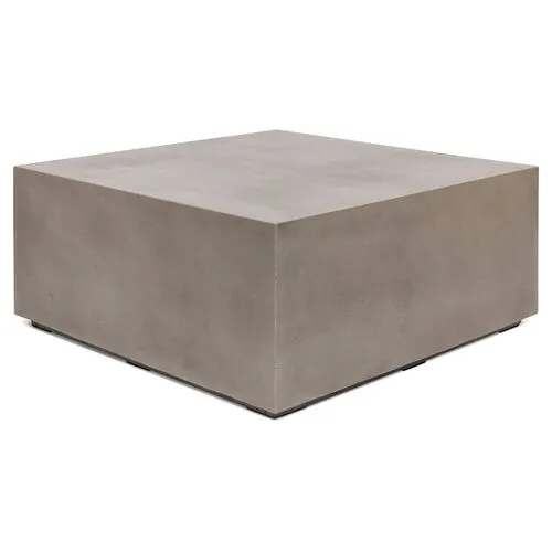 Maxwell 40" Concrete Coffee Table - Gray