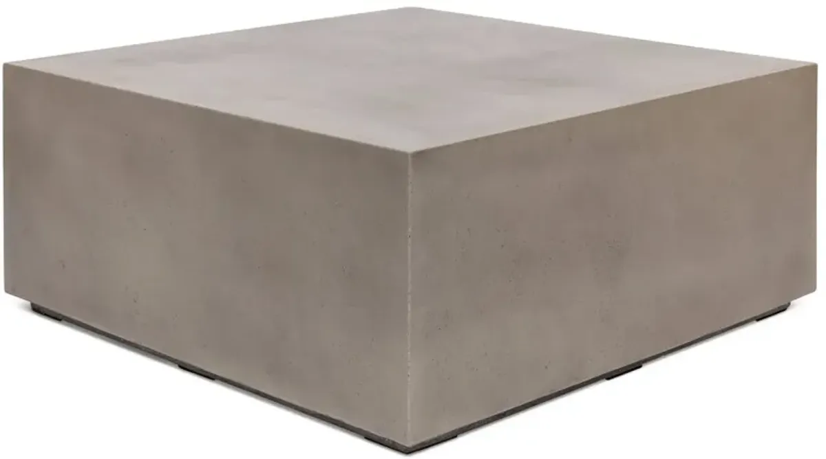 Elwood Indoor/Outdoor Square Concrete Coffee Table