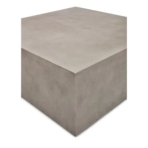 Block 47" Coffee Table - Gray Concrete