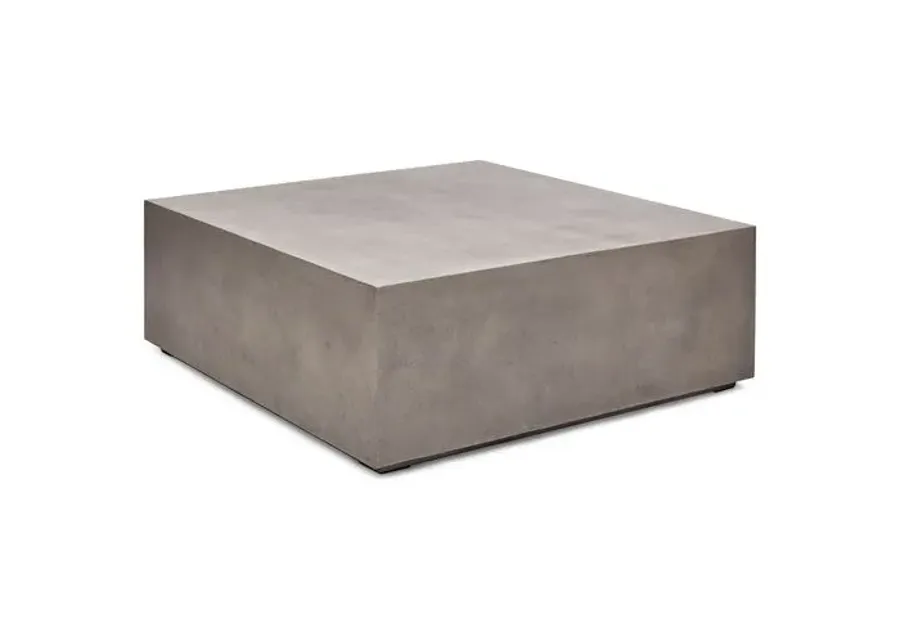 Elwood 47" Concrete Coffee Table - Dark Gray