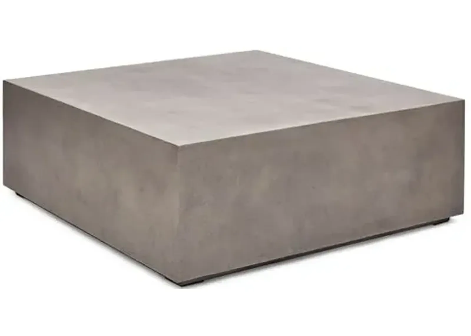 Elwood Square Concrete Coffee Table - Gray