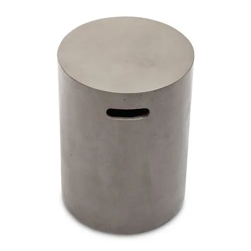 Cylinder Stool - Dark Gray Concrete