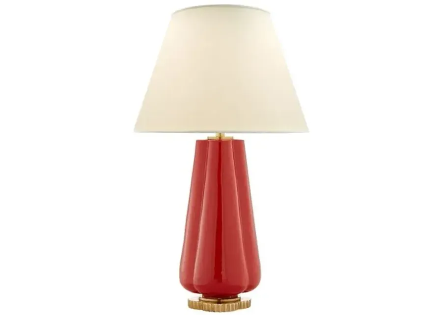 Visual Comfort - Penelope Table Lamp - Berry Red