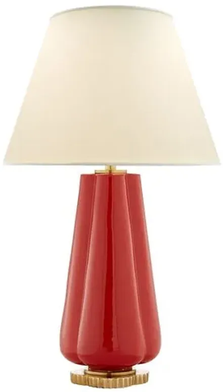 Visual Comfort - Penelope Table Lamp - Berry Red