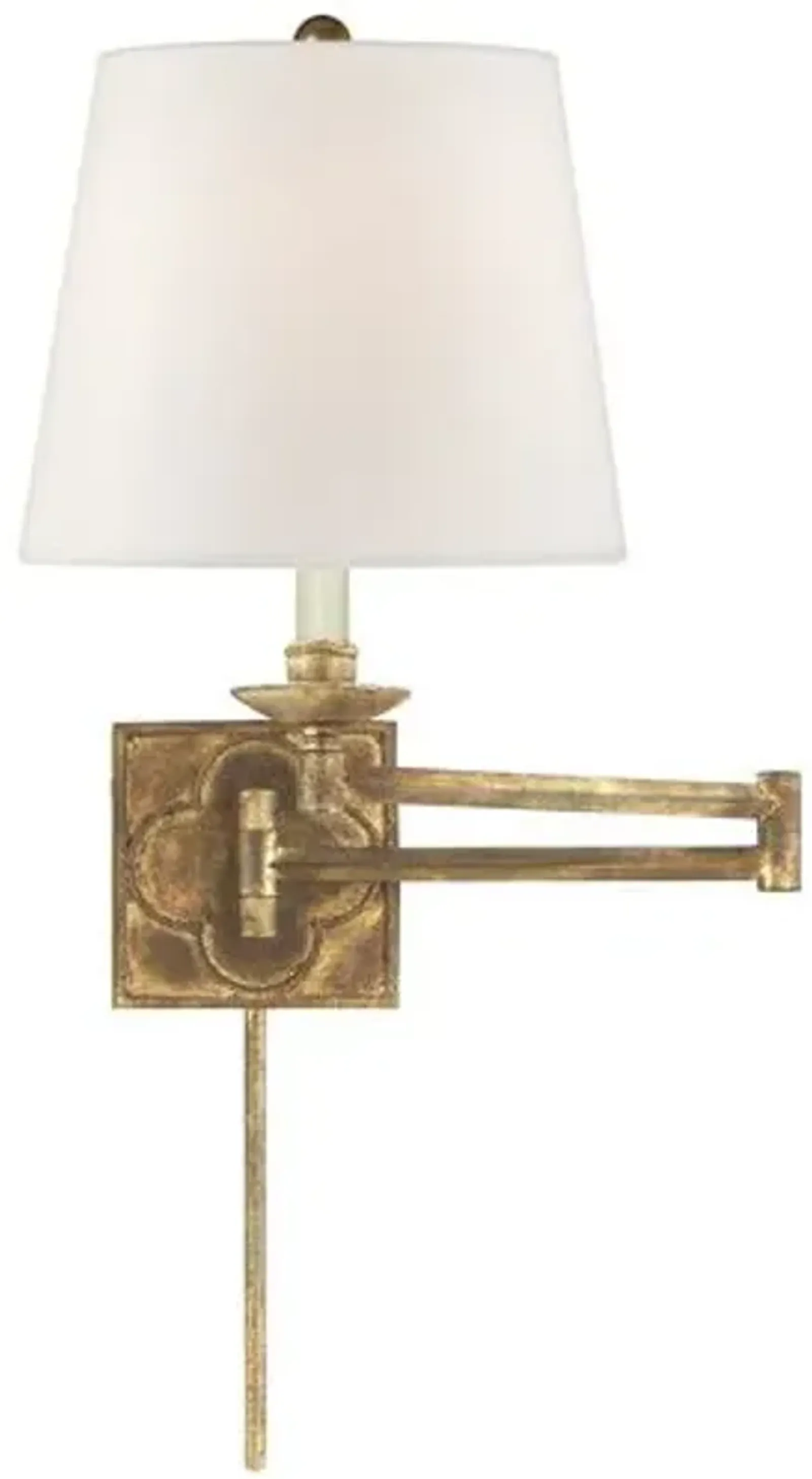 Visual Comfort - Griffith Swing-Arm Sconce - Gilded Iron - Gold