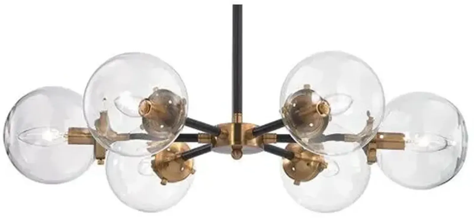 Boudreaux 6-Light Chandelier - Black