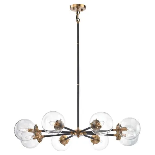 Boudreaux 8-Light Chandelier - Black