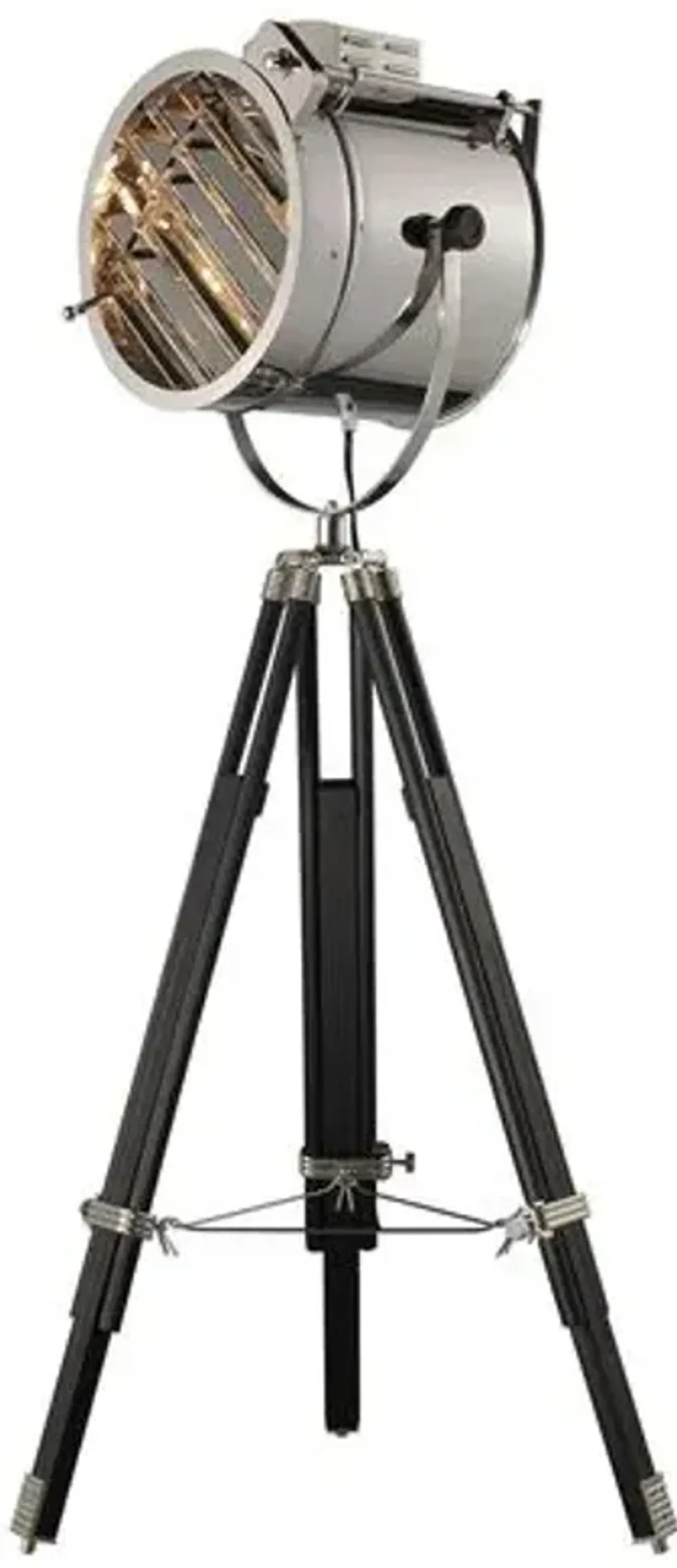 Curzon Adjustable Floor Lamp - Chrome