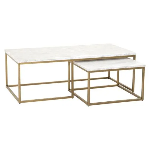 Robin Nesting Coffee Table - White