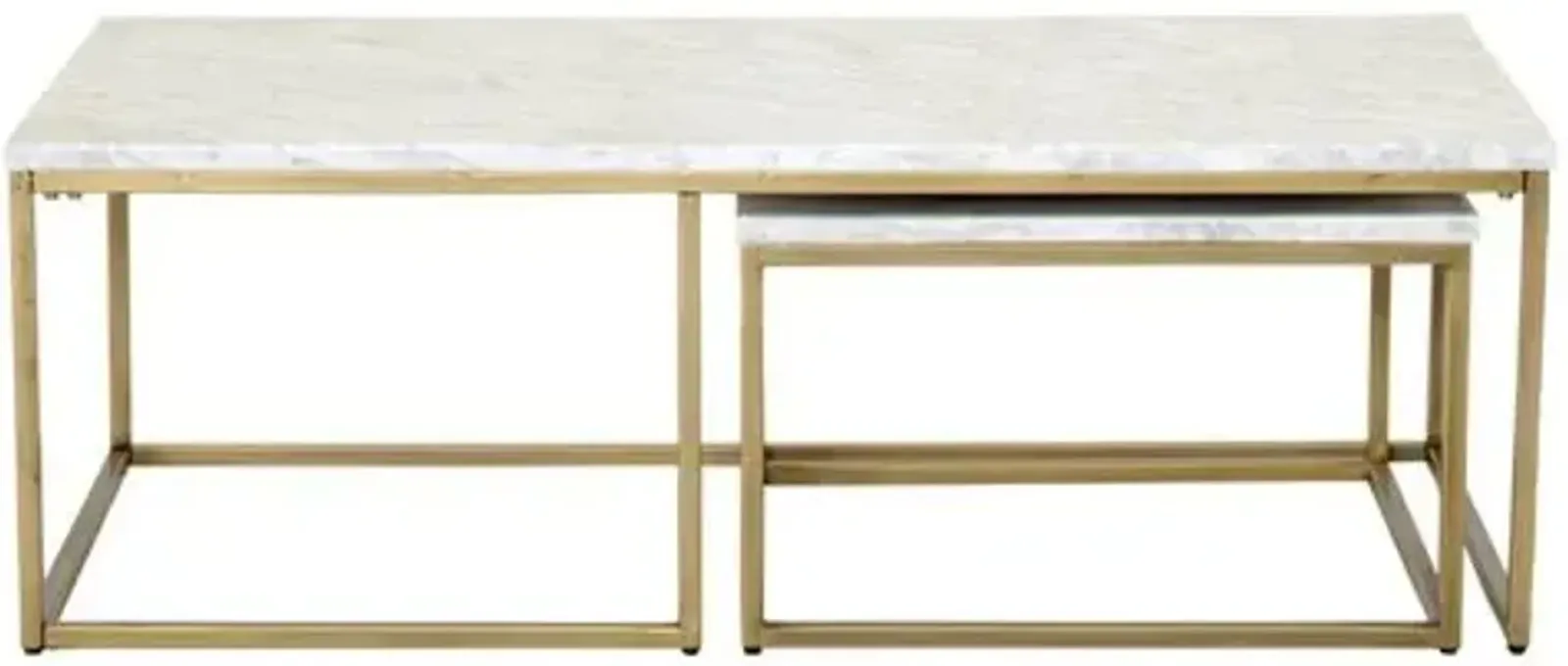 Robin Nesting Coffee Table - White