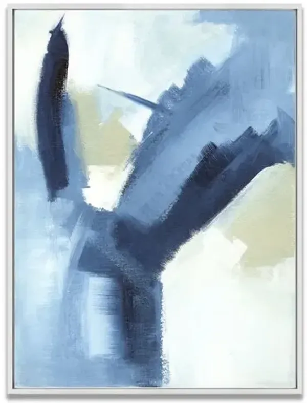 Ilana Greenberg - Deep Haze Painting - Blue