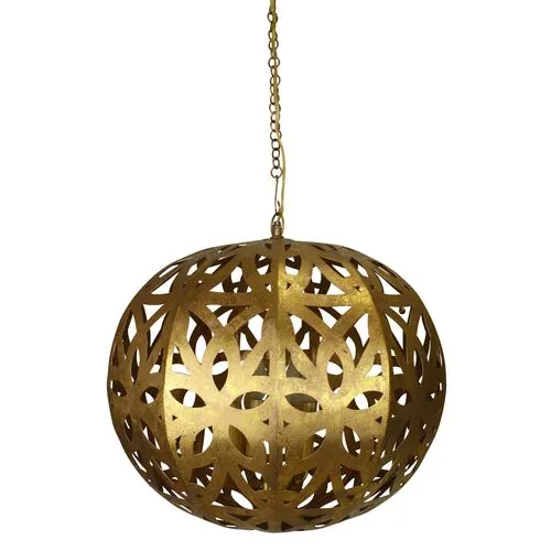 Marissa 4-Light Chandelier - Italian Gold