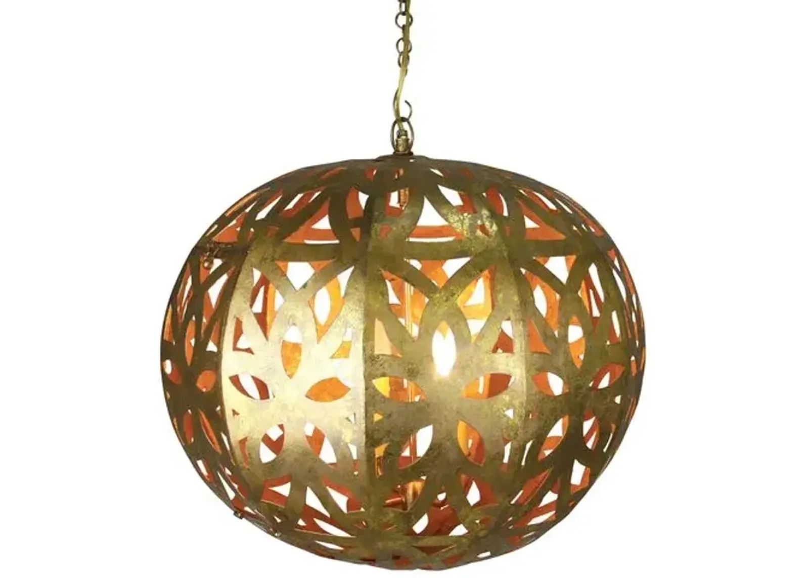 Marissa 4-Light Chandelier - Italian Gold