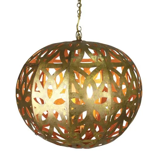 Marissa 4-Light Chandelier - Italian Gold